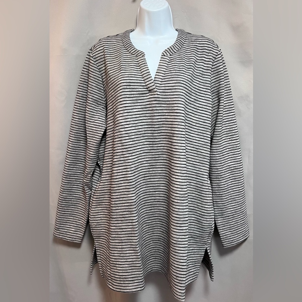 Duluth Trading Co. Women’s Ponte Pro Pockets Gray Tunic Sz‎ XL